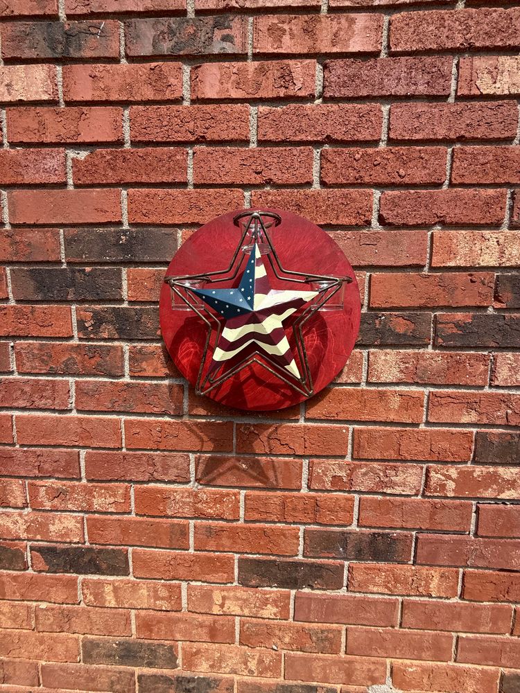 USA Star votive candle holder