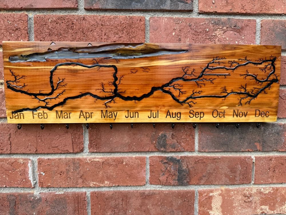 Fractal burned Birthday/anniversary