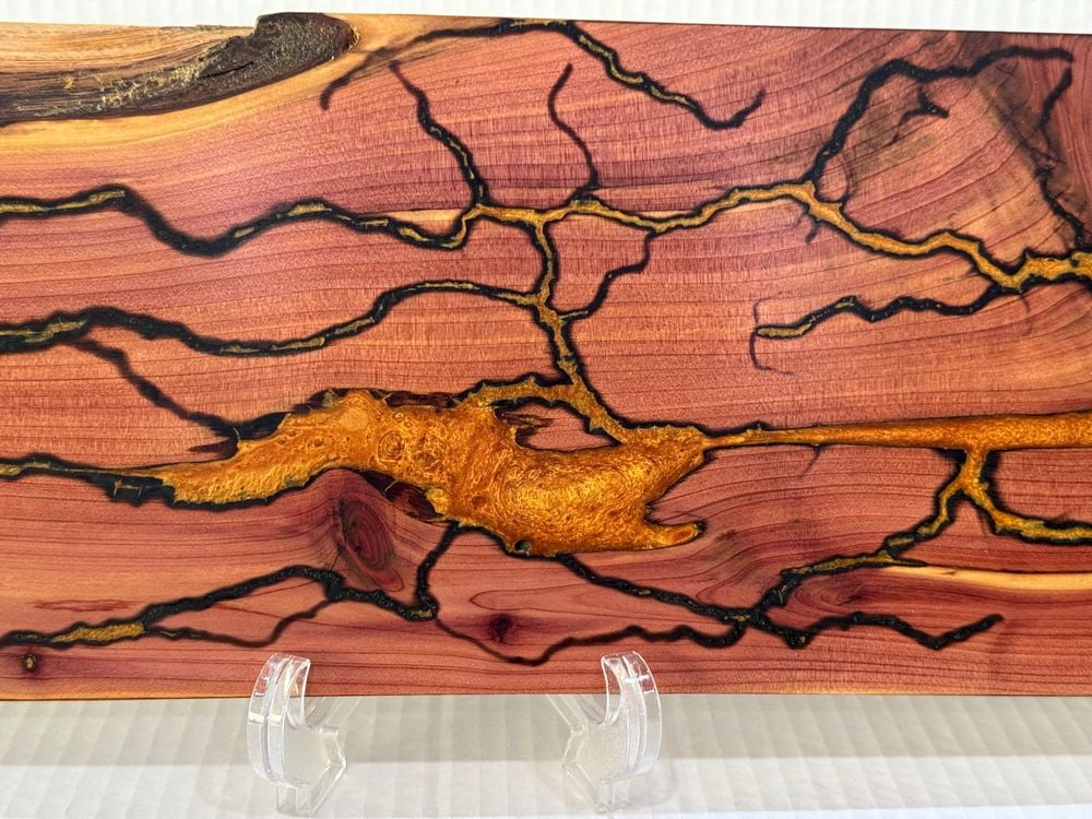 Gold Cedar Hook Rack