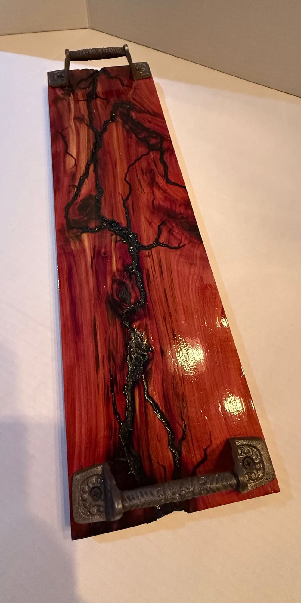 Cedar Lightning serving tray